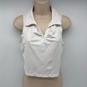 Zella Cropped Collared Tank